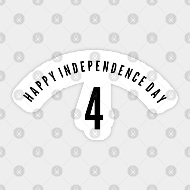 Happy independence day Sticker by Toozidi T Shirts